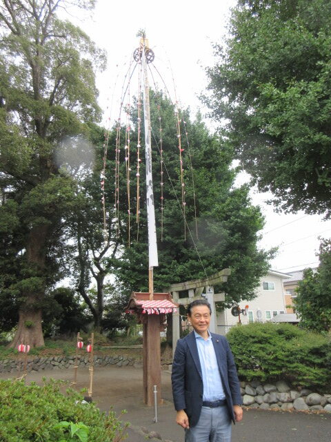 お日待ちでも浅間古墳で盛り上がる。