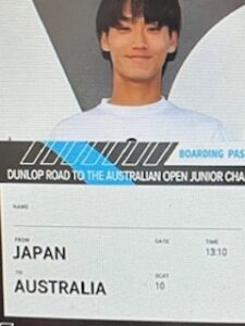 村松怜君、全豪ジュニアへ出場の快挙