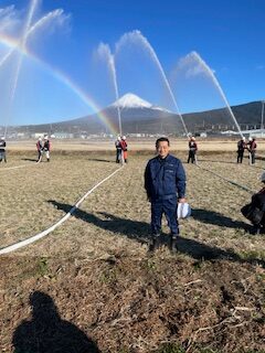 富士山の虹の架け橋になるべく尽力！