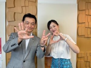 ラジオFで古墳の詩と話をお聴きください。