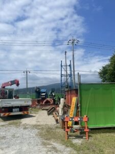 浮島沼つり場公園で井戸工事が始まる！