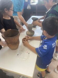 古代を夢見て土笛つくり